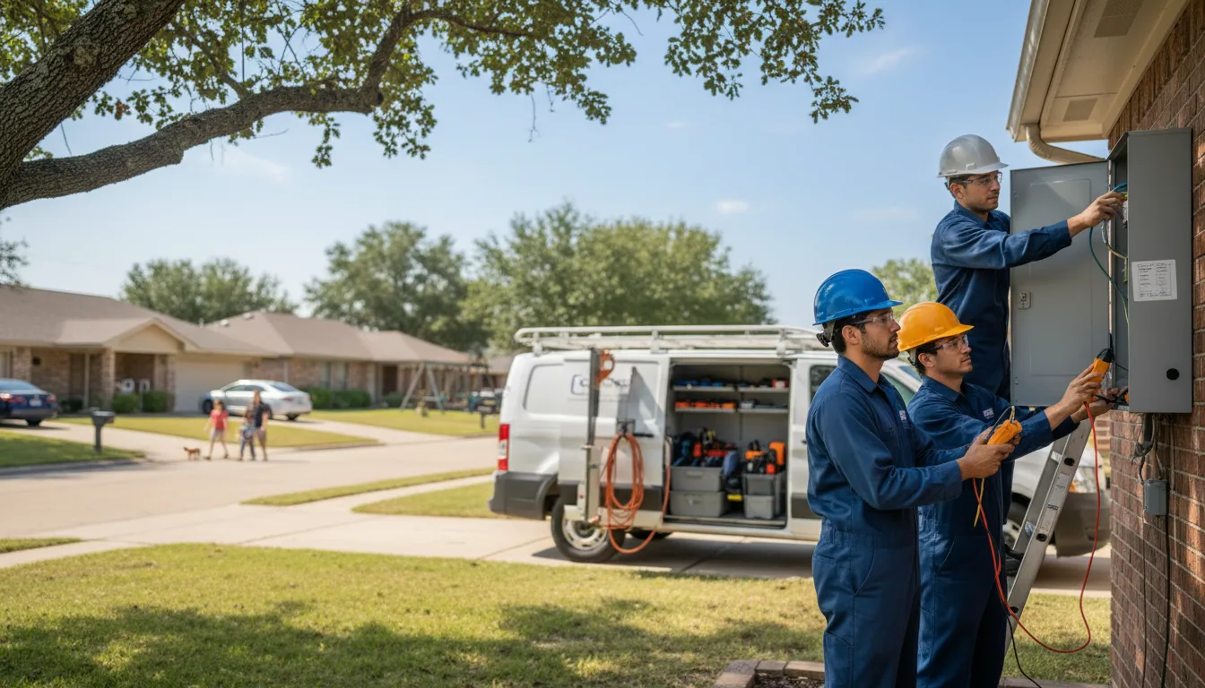 Certified electrician providing emergency electrical services in Excello, MO